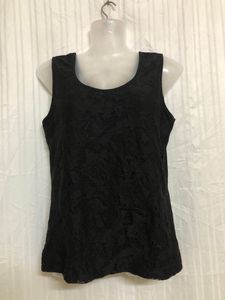 Pier Mode Black Sleeveless Top