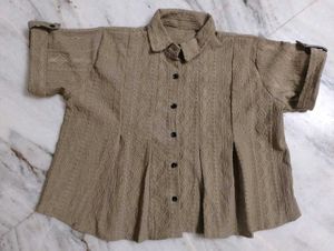 Boho Chic Button-Down Top