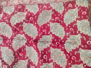 Zari Hand Work Party Wear Heavy Saree