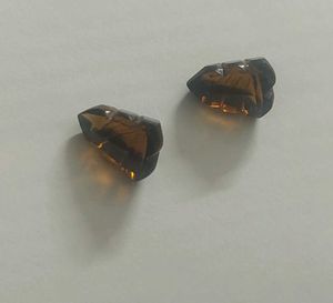 High-quality Trillion cut smoky quartz gemstones