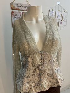 Sparkly Sheer Blouse