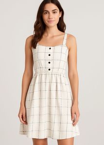 Cute Checkered Sundress