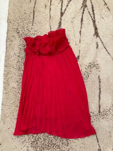 Red Ruffle Top