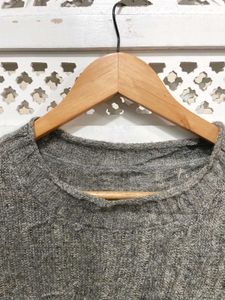 Gray Long Sleeve Top A