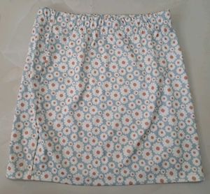 Daisy Print Mini Skirt