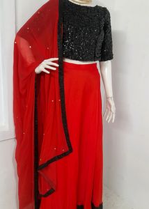 Shell Worked Lehenga Choli
