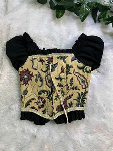 Floral Corset Top