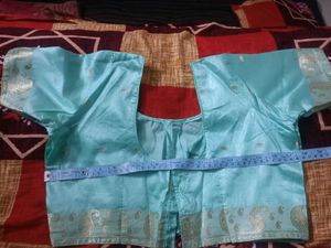 Green Saree with blouse