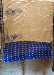Blue Saree