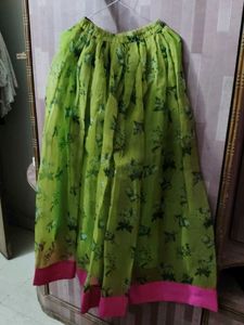 Floral Print Ethnic Skirt