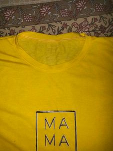 Yellow &#39;Mama&#39; T-Shirt