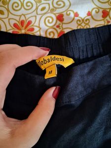 Embroidered Palazzo Pants