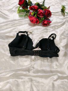 Elegant Black Lace Bra