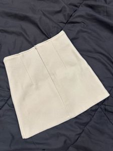 creme skirt