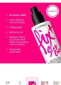 Mac Fixt Stay Over Fixing Spray 100ml