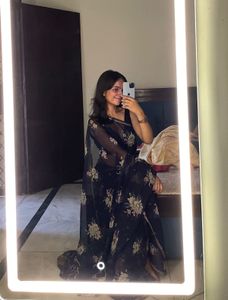 Floral Print Saree