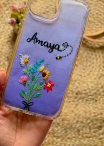 Embroidered Floral Fabric