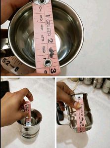 Set Of Tea Cups Steel Glass Type