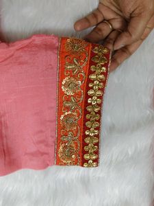 Elegant Pink Saree