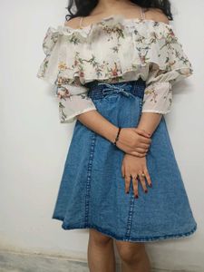 Blossom Breeze Off-Shoulder Dress