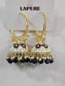LAPERE Jhumka Hoop Earrings