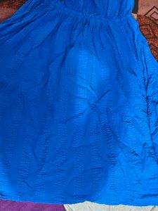dress blue colour bust 30/32/28 all fitted fully s