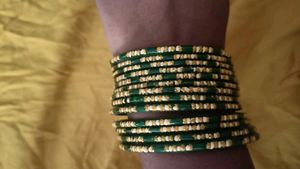 Green Color Bangles