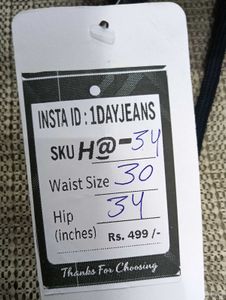 H@34 Size-30 (Sale) Latest Ladies high waist Jeans