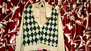 Argyle Pattern Sweater Vest