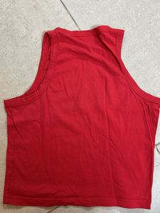 BONKERS RED RACER BACK TOP ❤️🥰
