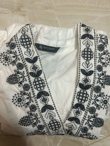 White Embroidered Dress