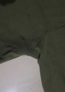 Olive Green Graphic T-Shirt
