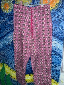 Floral Print Casual Pants