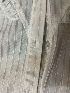 Striped Ruffle Blouse