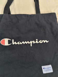 Champion Black Tote Bag