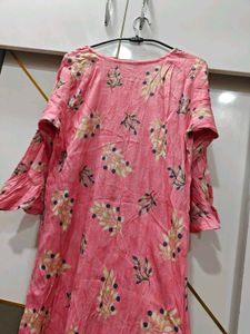 womens pink kurta