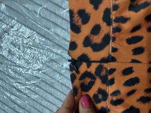 Utbanic Animal Print Mini Skirt