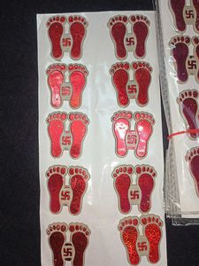 Lakshmi Feet Stickers Pack Of 10