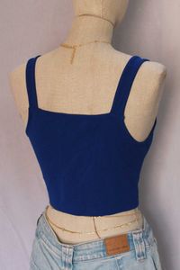 Cute Blue Crop Top