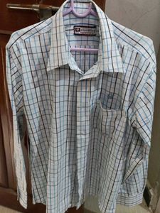 Park Avenue Blue Checkered Shirt