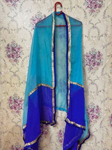 Teal Embroidered Indian Kurti