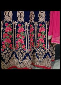 Wedding Gown Pink And Blue Colour 🤩🤩