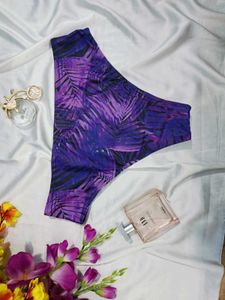 🇳🇿💫🎀 Purple Leaf Print Bottom