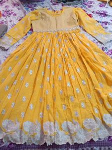 New Beautiful Yellow Kurta Set.