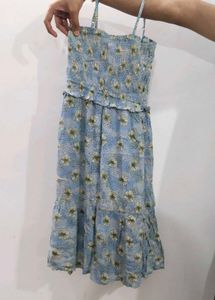 Blue Floral Sundress