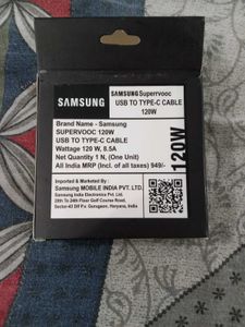 Samsung 120W Charger