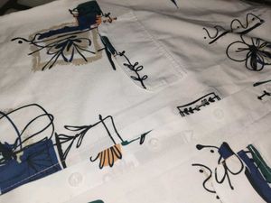 Patterned White Shirt