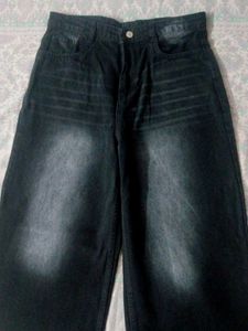 Blackish baggy Denim Jeans