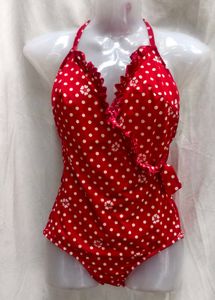 Red Polka Dot Swimsuit