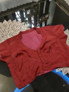 Maroon Readymade Saree Blouse♥️♥️